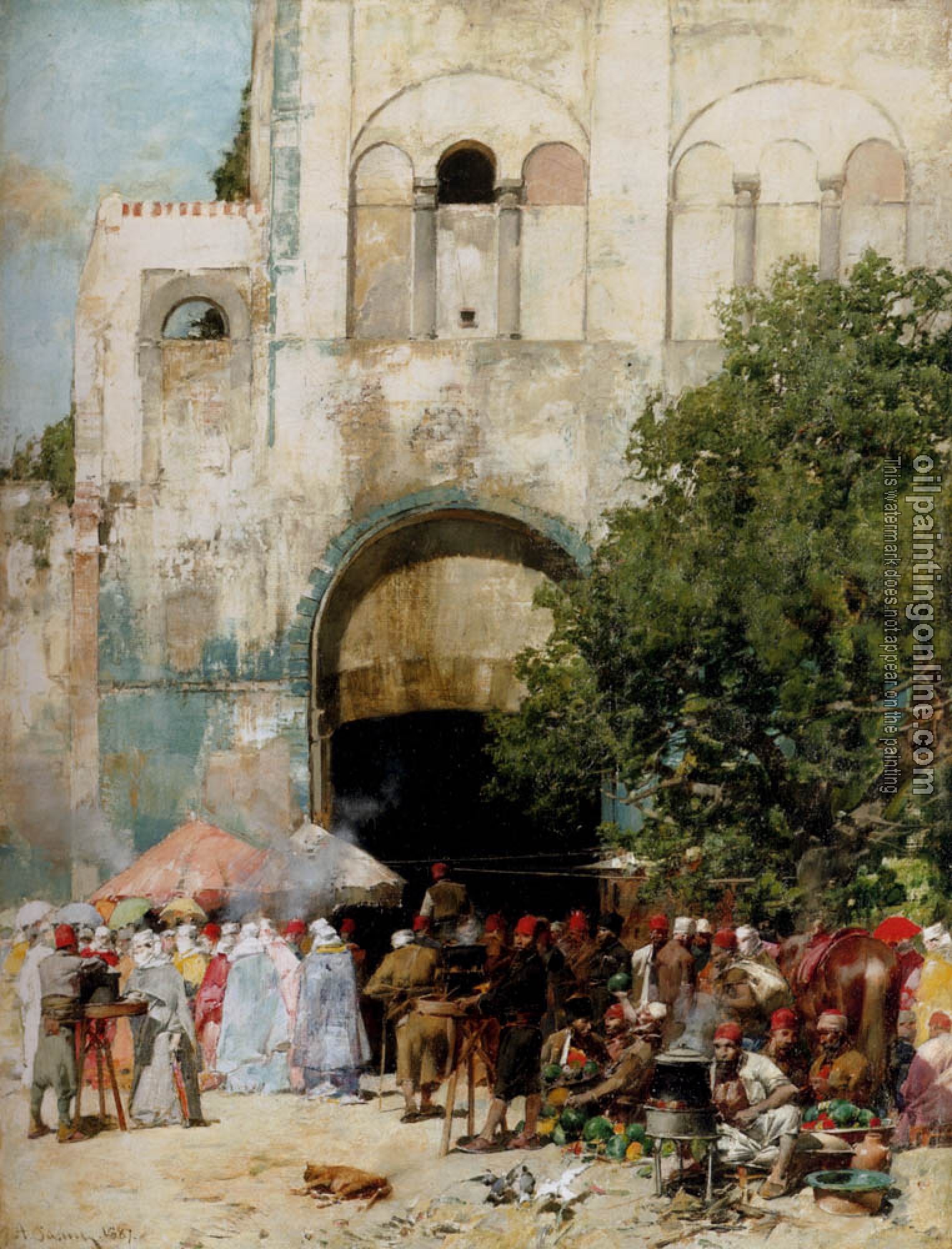 Pasini, Alberto - market Day Constantinople